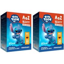 KIT 2X Polivitamínico A-Z Kids Vitatton Stitch 30 gomas - Maxinutri