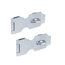 kit 2x Porta cadeado 1" 1/2 Zincado Premium kit 2x Porta cadeado 1" 1/2 Zincado Premium