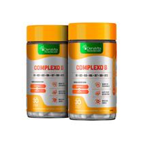 Kit 2x Pote Complexo B + Vitamina C + Zinco - Multivitamínico - Vegano - Denavita