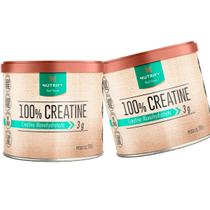 Kit 2x Potes 100% Creatine -Creatina Pura Monohidratada Suplemento Alimentar em pó 100% Pura 300g Original