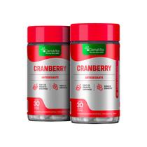 Kit 2x Potes Cranberry Concentrado, Antioxidante, Fonte de Fibras e Vitamina C, Vegano - Denavita