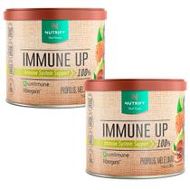 Kit 2x Potes Immune Up Wellmune Suplemento Natural - Sabores Própolis, Mel e Limão 200g Nutrify