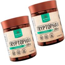 Kit 2x Potes Tryptophan Suplemento Alimentar Natural L-Triptofano Serotonina 190mg 60 Cápsulas Nutrify Original