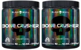 Kit 2x Pré Treino Bone Crusher 300g Black skull