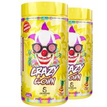 Kit 2x Pre Treino Clown Crazy 300g Yellow Blood - Demons