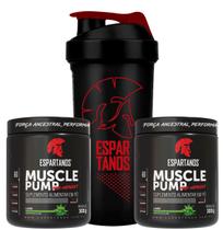 Kit 2x Pré Treino Muscle Pump 300g + Coqueteleira - Espartanos Suplementos