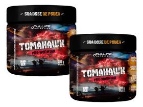 Kit 2x Pre Treino Tomahawk 380g Red Ice Fullife Energia Foco