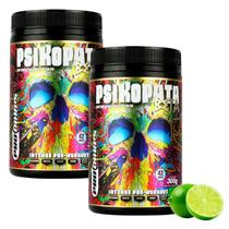 Kit 2x PréTreino Psikopata 300g Energia Máxima Limão