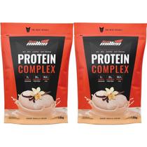 Kit 2X Protein Complex - 1800g Refil Vanilla Cream - New Millen