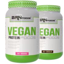 Kit 2x Proteína Vegana Vegan Protein 2Kg BRN Foods