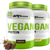 Kit 2x Proteína Vegana Vegan Protein 900g BRN Foods