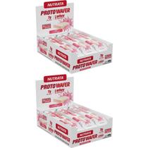 Kit 2X Proto Wafer - 12 Unidades De 30g Morango - Nutrata Kit 2X Proto Wafer - 12 Unidades De 30g Morango - Nutrata