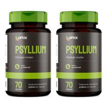Kit 2x - Psyllium - 70 cápsulas - Omix
