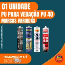 Kit 2x PU 40 Selante Adesivo para Vedação e Reparos Precisos Alta Resistência e Fixação Marcas Var Kit 2x PU 40 Selante Adesivo para Vedação e Reparos Precisos Alta Resistência e Fixação Marcas Var