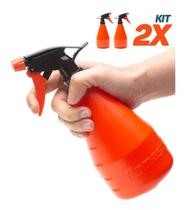 Kit 2x Pulverizador Manual Borrifador Multifuncional Bico Jato 500ml Jardim