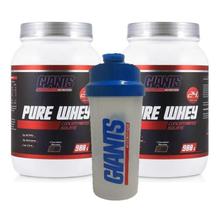 Kit 2X Pure Whey 900G Chocolate Protein Giants