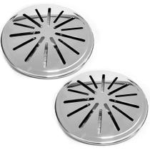 Kit 2x Ralo/Dreno De Fundo Anti Turbilhão Aço Inox para Piscina