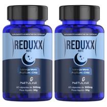 KIT 2X Reduxx NOITE (Laranja Moro, Psyllium, Chia) 60 cápsulas - Natulha