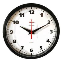 Kit 2x Relógio de Parede Cozinha Sala Borda Preto 24cm