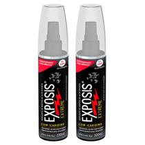 Kit 2x Repelente de Insetos Exposis Extreme Com Icaridina Uso Adulto e Infantil 100ml Spray Kit 2x Repelente de Insetos Exposis Extreme Com Icaridina Uso Adulto e Infantil 100ml Spray