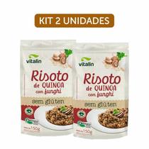 Kit 2X: Risoto Quinoa Funghi Orgânico Sem Glúten Vitalin