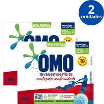 Kit 2x Sabão em Pó OMO Lavagem Perfeita - 800g