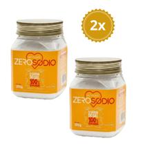 Kit 2x Salgante Sem Sódio Zero Sódio 300g Substituto do Sal 100% Sem Sal