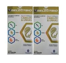 Kit 2x Selectbio Cabelos E Unhas 60 Cápsulas - Catarinense