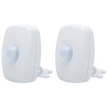 Kit 2x Sensor de Presença Microcontrolado Multifunções Com Fotocéula Uso Interno Qualitronix Original