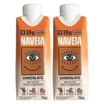 Kit 2X: Shake Proteico Vegano Chocolate Naveia 250Ml