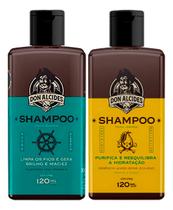 Kit 2x Shampoo Barba Calico Jack E Lemon Bone Don Alcides