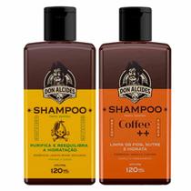 Kit 2X Shampoo Para Barba Lemon Bone E Coffee Don Alcides