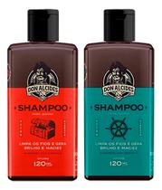 Kit 2x Shampoo Para Barba Negra E Calico Jack Don Alcides