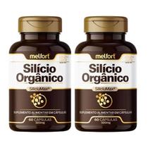 Kit 2x Silício Orgânico SiliciuMaxx 60 Cápsulas 500mg Melfort