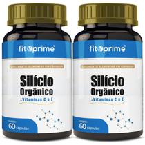Kit 2x Silício Orgânico + Vitaminas C e E 60 Cápsulas