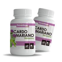Kit 2x Silimarina Cardo Mariano Concentrada 500mg 120 Cápsulas Davantage Lab