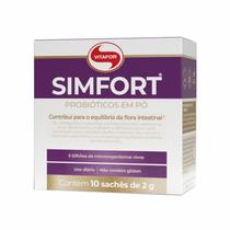 Kit 2X: Simfort Probiótico com 5 Espécies 2g Vitafor 10 Sachês Kit 2X: Simfort Probiótico com 5 Espécies 2g Vitafor 10 Sachês