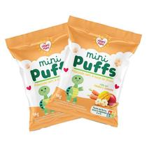 Kit 2X: Snack Infantil Mini Puffs Manga E Cenoura Nhami Mami