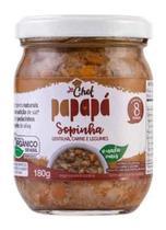 Kit 2X: Sopinha Lentilha, Carne e Legumes Orgânica Papapá 180g Kit 2X: Sopinha Lentilha, Carne e Legumes Orgânica Papapá 180g
