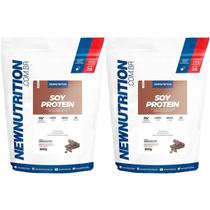 Kit 2X Soy Protein - 900g Chocolate - NewNutrition Kit 2X Soy Protein - 900g Chocolate - NewNutrition