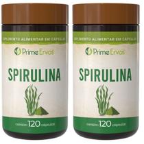 Kit 2x Spirulina 120 Cápsulas Kit 2x Spirulina 120 Cápsulas