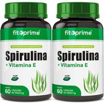 Kit 2x Spirulina com Vitamina E 60 cápsulas