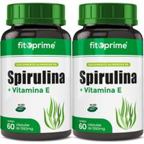 Kit 2x Spirulina Premium com Vitamina E 60 cápsulas