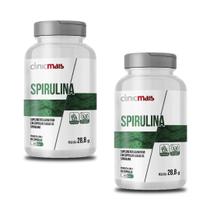 Kit 2x Spirulina Vegana 60 Cápsulas ClinicMais