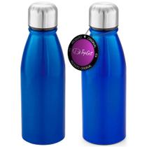 Kit 2x Squeeze Alumínio 500 ml Wave TopGet Azul Kit 2x Squeeze Alumínio 500 ml Wave TopGet Azul