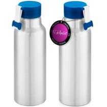 Kit 2x Squeeze Alumínio 570 ml Phase TopGet Azul Kit 2x Squeeze Alumínio 570 ml Phase TopGet Azul