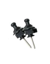 Kit 2x Strap Lock Trava Correia para Guitarra Baixo Violão nas cores Cromado Dourado Preto