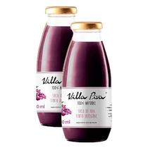 Kit 2X: Suco de Uva Integral Sem Açúcar Villa Piva 300ml Kit 2X: Suco de Uva Integral Sem Açúcar Villa Piva 300ml
