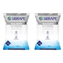 Kit 2x Sulfato De Alumínio Sibrape Decantador Impurezas 2kg Kit 2x Sulfato De Alumínio Sibrape Decantador Impurezas 2kg