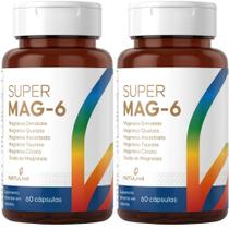 KIT 2X Super MAG-6 60 Cápsulas - Natulha
